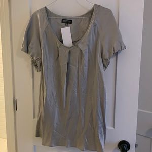 Vintage 100% silk A-line blouse/top/shirt